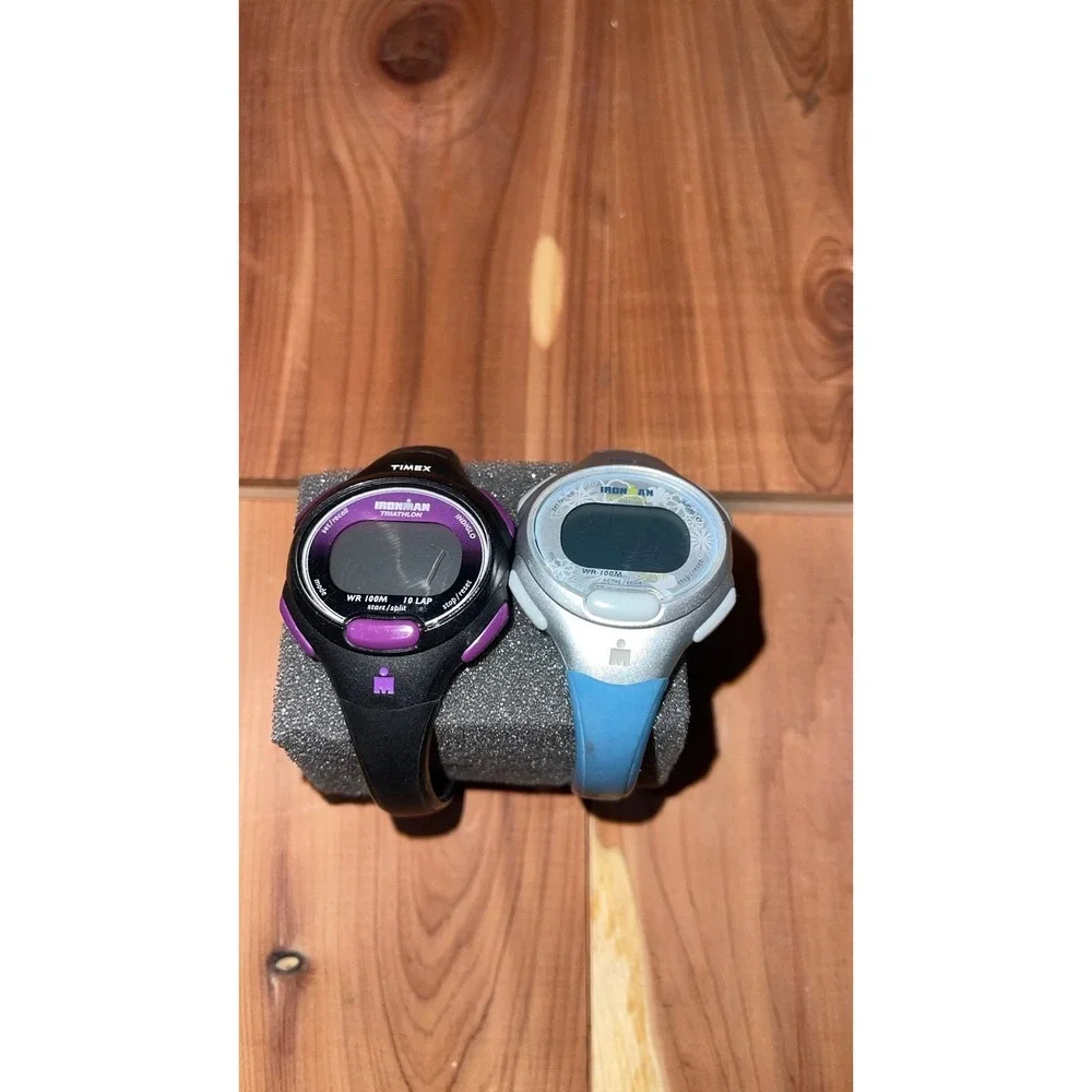 Two Ironman Watches, Blue, Purple, Running, Walking, Fitness Watch